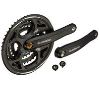 Shimano Altus FC-M311 - Bielas para bicicleta de montaña (48/38/28), color negro