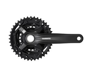 Shimano Altus FC-MT210 - Juego de Platos 46/30, 9 velocidades, Negro, 170 mm, sin Protector de Cadena