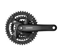 Shimano Altus M371 - Juego de bielas (170 mm, 44-32-22, 9 velocidades/Plata)