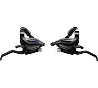 Shimano Altus ST-EF500 EZ Fire Plus STI - Juego de Palanca de 2 Dedos, 2 x 8 velocidades, Color Negro