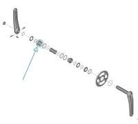 Shimano Bb-Mt801 Carcasa del cojinete Silver/Black One Size