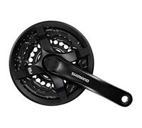 Shimano Parts Shimano Tourney FC-TY501 Crankset 3x6/7/8 - with Chain Guard - black 170 mm | 42-34-24
