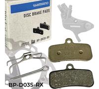 Zapatas de resina y muelle para frenos de bicicleta con chaveta Shimano D03S-RX (x2) TU