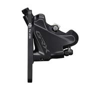Shimano BR-RX400 GRX-RX calliper, flat mount, with adapter for 140/160 mm, front