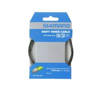 SHIMANO | Cable De Cambio Optislick - Cable de Cambio Shimano Carretera. 1,2 mm x 2100mm (acero inoxidable). Rendimiento Advanced Los cables OPTISLICK cuentan con una capa de revestimiento eléctrico
