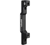 SHIMANO Cambiador de Pinzas de Freno de 180 a 220 mm Post Mount, Unisex-Adult, Black, Front 180 mm mount-220 mm