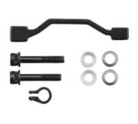 SHIMANO Cambiador de Pinzas de Freno de 203 a 220 mm Post Mount, Unisex-Adult, Black, Front 203 mm mount-220 mm