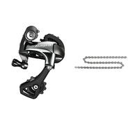 SHIMANO - Cambio Tiagra 4700 10V. Negro, Aluminio, 34/32 Dientes, Cadena Shimano Deore Hg-54 116 Eslab. 10 Velocidades
