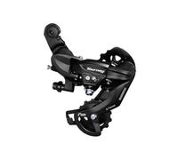 Shimano Cambio Trasero Tourney TY300 6/7V, con Pata, Unisex Adulto, Negro, Standard