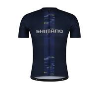 Shimano Camiseta de manga corta con logo azul