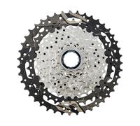 Shimano Casete CS-LG600-10 Linkglide de 10 Velocidades - Embalaje de Taller gris/negro