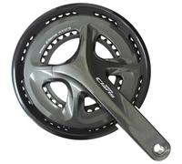SHIMANO Claris, Guarnitura per Catena Unisex Adulto, Nero/Grigio, Taglia Unica