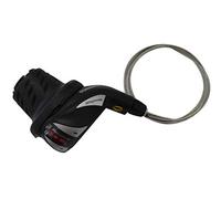 SHIMANO COMPONENTES Mando IZDO RS36 3V REVO S. C/Opt. Marc, Adultos Unisex, Negro (Negro)