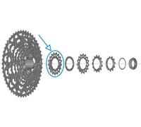 Shimano CS-Lg700 Piñón Silver/Black One Size