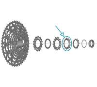 Shimano CS-Lg700 Piñón Silver/Black One Size