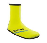 Shimano Cubrezapatos Unisex Dual Fit térmico, Amarillo neón, Talla 40-41