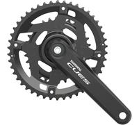 Shimano Cues FC-U4010 2x9/10-Velocidades Pedalier Black 175 mm