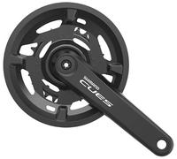 Shimano Cues FC-U4010 - Bielas (2 x 9/10/11 velocidades, 175 mm), Color Negro