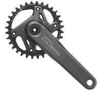 Shimano Cues FC-U6000 - Bielas (1 x 9/10/11 velocidades, 165 mm), Color Negro