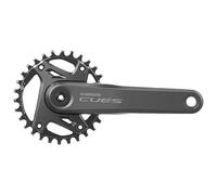 Shimano Cues FC-U6000 - Bielas (1 x 9/10/11 velocidades, 170 mm), Color Negro