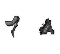 Shimano Cues ST-U6030+BR-U6030 - Freno de Disco (10 velocidades), Color Negro