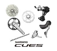 Shimano CUES U6000 Grupo 1x10 "Edición Plata Pulida"