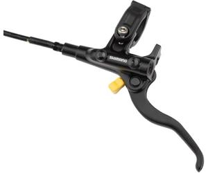 SHIMANO Deore BL-M4100/BR-MT410 Disc Brake and Lever - Front, Hydraulic, Resin Pads, Gray