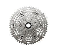 Shimano Deore CS-M6200 - Casete de Bicicleta (12 velocidades, 10-51 Dientes), Color Plateado