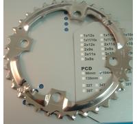 Shimano Deore M532 U-36Tx104BCD MTB Cadena Nuevo / NOS - 3x9-Speed- Nib