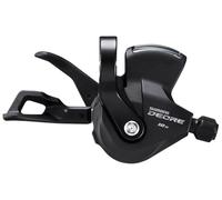 SHIMANO Deore SL-M4100-R - Palanca de cambio derecha, 10 velocidades, RapidFire Plus, pantalla de engranajes ópticos, color negro