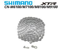 SHIMANO DEORE SLX XT XTR M6100 M7100 M8100 M9100 cadena de 12 velocidades para bicicleta de montaña 12S piezas de corriente MTB con enlace rápido CN-M8100 120L