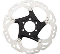 Shimano Deore XT SM-RT86-S2 - Rotor de freno de disco, 160 mm, 6 pernos, plateado/negro