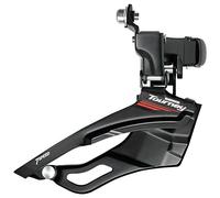 Shimano Desviador delantero Tourney FDA073 con pinza superior y tracción inferior, negro, 7-8 velocidades.