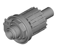 SHIMANO Dh-Ur708-3D Unidad de Dinamo Silver One Size