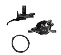 Shimano Disc Brake Set Rear negro BL-M8200(R), BR-M8200(R) componente de freno para bicicletas compatibles con rendimiento duradero