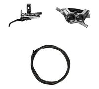 Shimano Disc Brake Set Rear negro BL-M9220(R), BR-M9220(R) componente de freno para frenada estable con rendimiento técnico