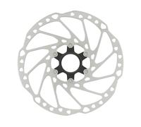 Shimano Disco de freno SM-RT64 Center Lock imám + dentado interior para Deore negro-plata 203 mm