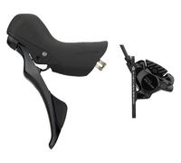 Shimano Disco de frenos 105 BR-R7170 + ST-R7120 negro rueda delantera