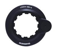 Shimano E-Bike Systems Ew-Ss302 Anillo de Bloqueo del Plato Silver/Black One Size