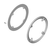 SHIMANO E-Bike Systems Sm-Cre80 Anillo Protector de Cadena Doble Silver/Black One Size