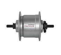 SHIMANO E-DHC30003NNASG Dinamo a mozzo, Unisex Adulto, Argento, 100 mm