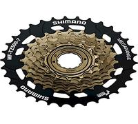 SHIMANO E-MFTZ5107434 Corona de Rosca, Unisex Adulto, marrón/Negro, 14-16-18-20-22-24-34 Zähne
