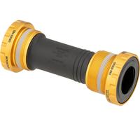 Shimano Eje de pedalier Saint SM-BB80 Hollowtech II negro/amarillo BSA 83