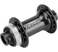 Shimano Deore HB-M6010 Center-Lock - Buje de Rueda Delantera, Color Negro, Talla única