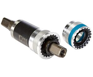 SHIMANO Eje Pedalier BSA 127.5/68mm Componentes y repuestos para Bicicletas, Adultos Unisex, Multicolor, Talla única