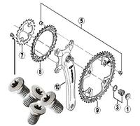 SHIMANO FA003540133 Parti per Bici, Unisex Adulto, Standard, Sconosciuto