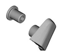 Shimano Fc-08 Plato Silver/Black 8x101 mm