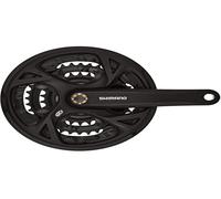 Shimano FC-M371 chainset with chainguard, square taper, 48 / 36 / 26T, 175 mm, b