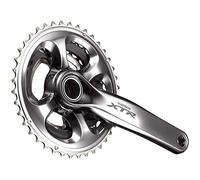 SHIMANO Fc-m9020-2, Biela Unisex Adulto, Unisex Adulto, Negro/Azul Claro, 38/28 Denti