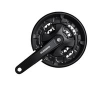 SHIMANO FC-MT101 - Juego de bielas para Bicicleta de montaña (9 velocidades), Co